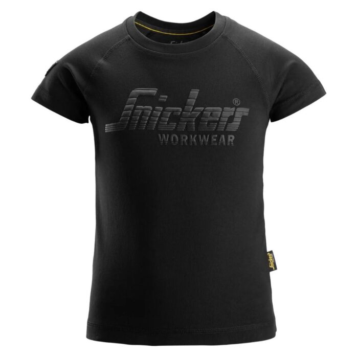 7514 T-shirt dziecięcy Logo Junior Snickers - obrazek 3