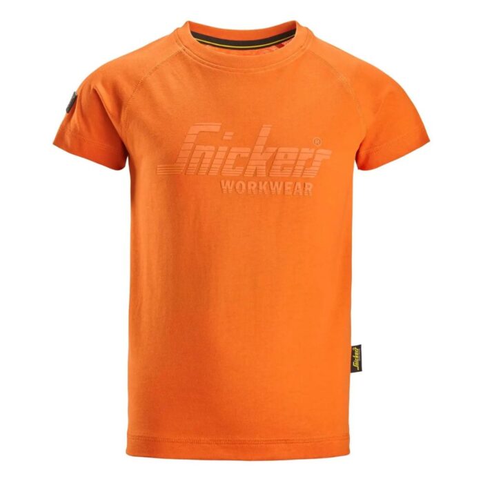 7514 T-shirt dziecięcy Logo Junior Snickers - obrazek 2